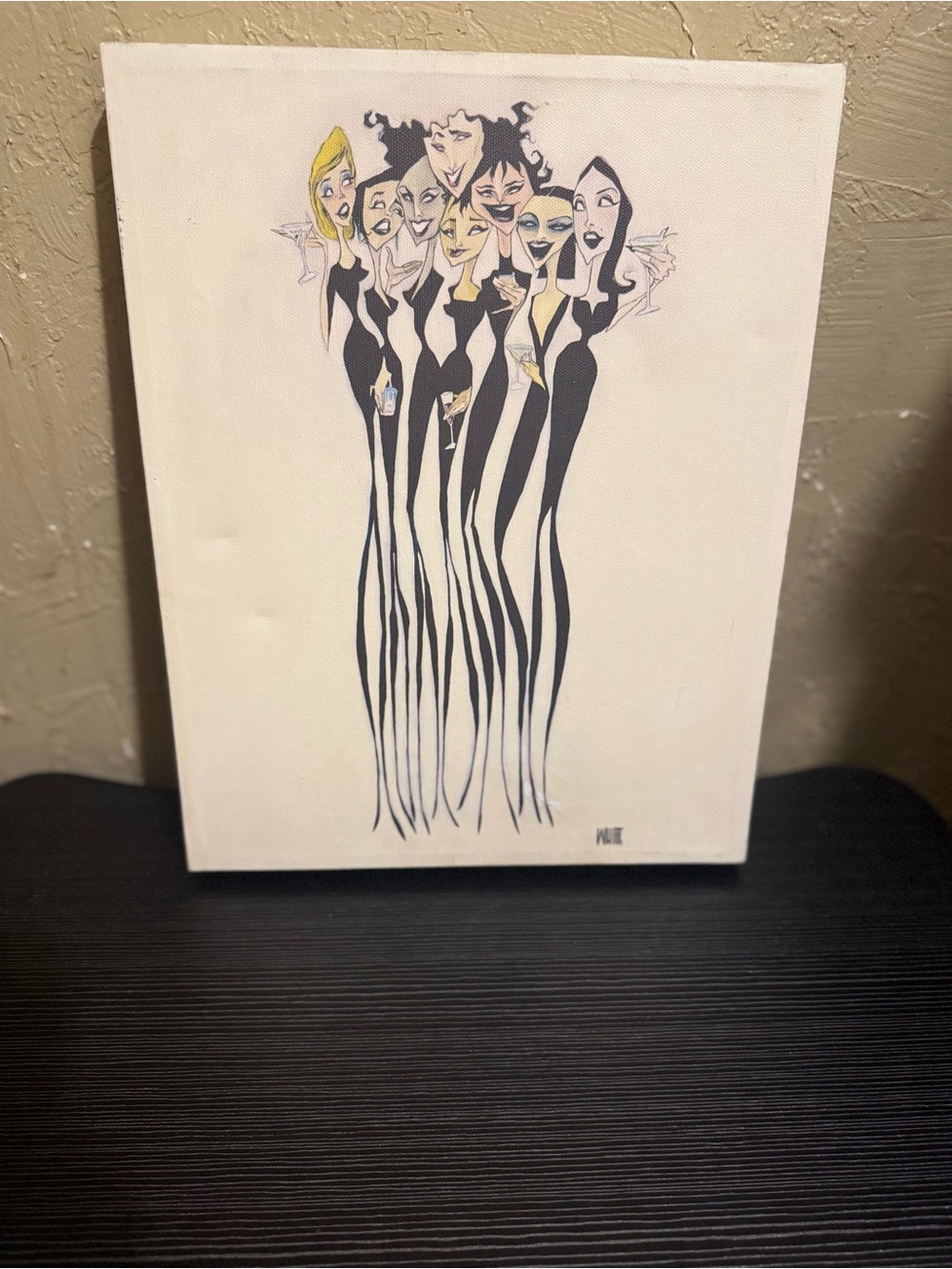 Giclee Print on Canvas titled “ Girl Party by Todd White - RARE